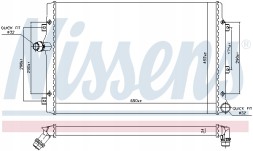 Nissens 65281A Радіатор, система охолодження двигуна nissens 65281a