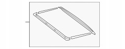 Mercedes-Benz OE A2047840109 Панорамний чохол на дах ззаду Mercedes W204
