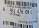 Mercedes-Benz OE A4514760901 SMART FORTWO 451 ЗВОРОТНА ТРУБА ПАЛИВА