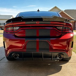 JGD ATTACK JGD-CHAR15-RSSRT8+JGD-CHAR15-RSWBV2 Спойлер Lotka SRT + Wicker Bill для DODGE CHARGER 2015-2023