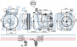 Nissens 890562 Компресор кондиціонера nissens 890562