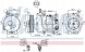 Nissens 890562 Компресор кондиціонера nissens 890562