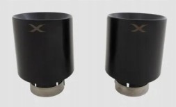 Xforce Насадки на вихлопну трубу xforce 4,5" ESBRZTIPSBK