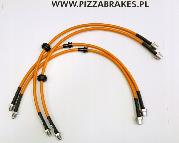 Pizza Brakes Przewody hamulcowe w oplocie BMW X3 (E83) Гальмівні дроти в обплетенні BMW X3 (E83)