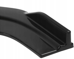 Inn UNIWERSALNA DOKŁADKA PRZEDNIEGO ZDERZAKA SPLITTER SPOILER DO AUTA BIAŁY + Рукавички нітрилові Sorimex одноразові, розмір L, 2 шт.
