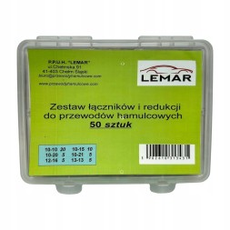 LK-LEMAR Akc-ham.ZŁ 50 КОМПЛЕКТ КРІПЛЕНЬ І РЕДУКЦІЙ ДЛЯ ГАЛЬМІВНИХ ПРОВОДІВ 50 шт