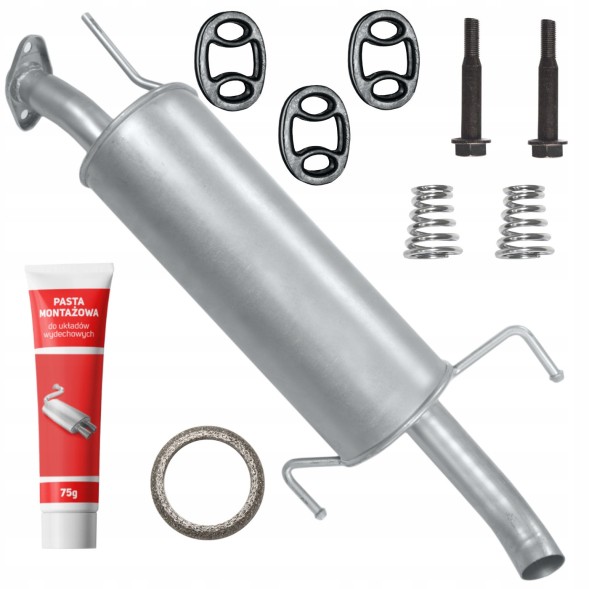 Ferroz FRZ-X6J34H1L3F2I6J7 Глушник кінцевий для opel astra g ii 2 98 - 09 2.0 dti 2.2 седан бонус