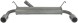 Bosal 154-507 Кінцевий глушник bos154-507 154-507