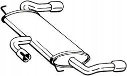 Bosal 154-507 Кінцевий глушник bos154-507 154-507