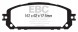 EBC DP43030R Гальмівні колодки yellowstuff ebc brakes jeep cherokee jeep cherokee