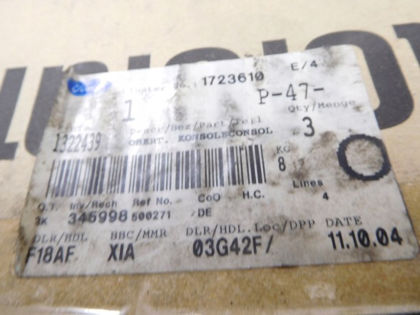 Ford OE Підлокітник Ford Focus 04-08/Focus C-MAX 03-07 (CAP) OE 1322439