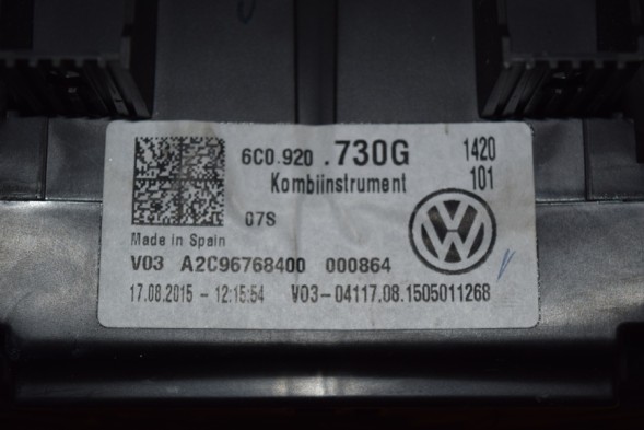 Volkswagen OE ЛІЧИЛЬНИКИ ГОДИННИКА VW POLO 6C0920730G 1.2 TSI РІК 2015