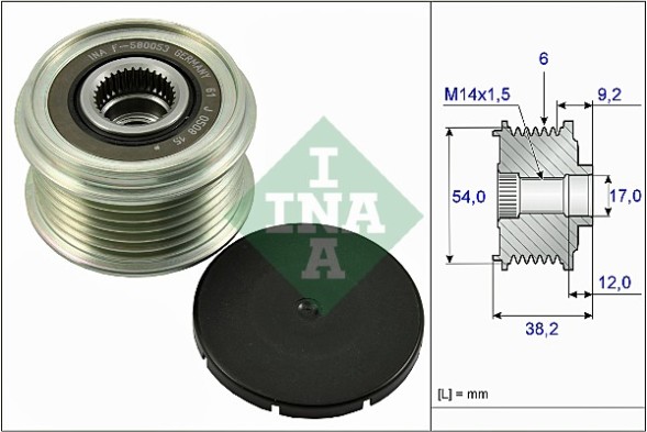 535026310 INA Шків