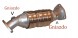 CHINA AUDI A4 B6_99-602_ ANTPOL Каталізатор металевий euro 3 для audi a4 b6 a6 skoda superb 1.8 bfb awt 2.0 alt