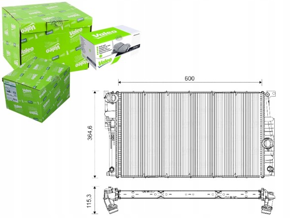 Valeo 735455 Охолоджувач bmw 3 f30 11-16/2 14- 320/328/335i авто