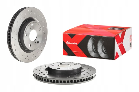 Brembo 09.A417.1X Гальмівні диски brembo 09.A417.1x