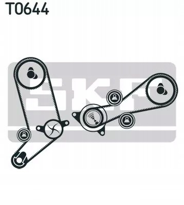 SKF VKMC 01270 Комплект грм + водяна помпа