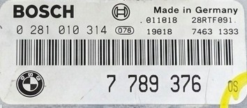 BMW OE E39 530D 0281010314 7789376 bez immo przygotowany w SDK Блок керування BMW E39 530D M57 3.0D 0281010314 7789376 БЕЗ ІММО