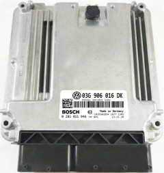 Bosch 03G906016DK 0281011946IMMO OFF КОМП'ЮТЕР ECU VW TOURAN 1.9 03G906016DK 0281011946 IMMO OFF