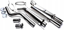 TA-Technix EVOAFAE276-2 Спортивна вихлопна система 2x76мм CATBACK TA TECHNIX OPEL KADETT E (T85)