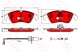 TRW TRWGDB1768DTE/RS2 Комплект гальмівних колодок trw 8k0698151 l 8r0698