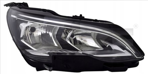 TYC 20-17843-06-2 Фара р (h7/hb3/led, електрична, з двигуном, без світлодіодного контролера)