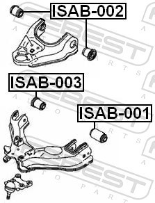 ISAB 001 FEBEST Сайлентблок