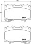 P83048 BREMBO Комплект гальмівних колодок з 4 шт дисків