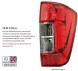 AD BRAKE B07FXP19DQ ЗАДНІЙ ЛІХТАР ПРАВИЙ NAVARA NP300 D23 2015 2019 КОМПЛЕКТ З ЛАМПОЧКАМИ для дому
