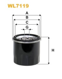 WL7119 WIX FILTERS Фільтр оливи