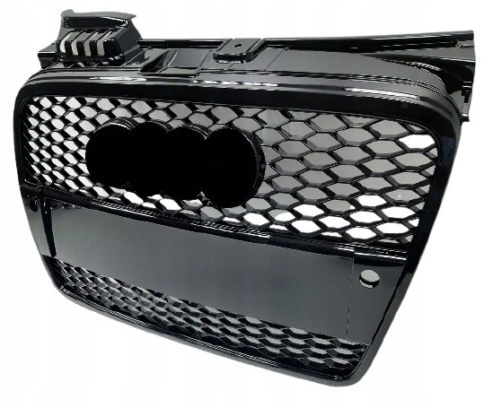 RTL Premium A9872-10 Решітка радіатора AUDI A4 B7 04- ЧОРНИЙ ГЛЯНЕЦЬ СОТОВА ТЮНІНГ