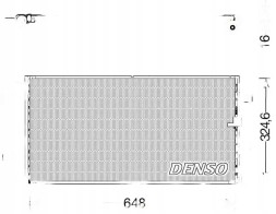 Denso DCN02044 Осушувач кондиціонера радіатора охолоджувача