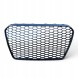 Китай Plaster Miodu Grill Audi A5 8T 2013 - 2016 Решітка радіатора "Стільники" для Audi A5 8T 2013-2016, чорний глянець, спортивна решітка бампера RS