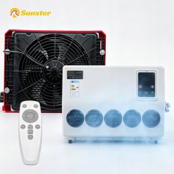 Sunster SUNSTER S-AC1 12V Стоянковий кондиціонер стінки 12v автомобільний спліт sunster tir кемпер
