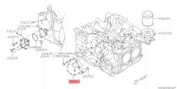 Subaru OE SUBARU FORESTER LEGACY OUTBACK XV МАСЛЯНИЙ НАСОС 15010AA380 ORYGINAŁ