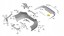 Mercedes-Benz OE OE MERCEDES A2055401241 ДРІТ ЗЧЕПЛЕННЯ ЗАДНЬОГО БАМПЕРА MERCEDES C-KLASA W205