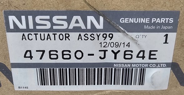Nissan OE 47660JY64E NISSAN OE ORG НОВИЙ ОРИГІНАЛЬНИЙ НАСОС ABS NISSAN - 47660JY64E, 47660-JY64E