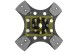 V-maxzone Part VIC-176662 Диск зчеплення 328 0332 10 для URSUS 11034, 11054, 11064; CASE IH 105 C,