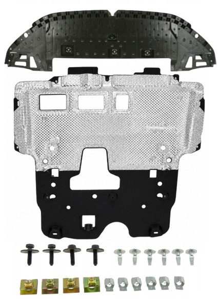 PC 832928+ZD2 ЗАХИСТ ПІД ДВИГУН КОРОБКИ ПЕРЕДАЧ БАМПЕРА АЛЮМІНІЙ PEUGEOT 208 II 11.2019- + SP