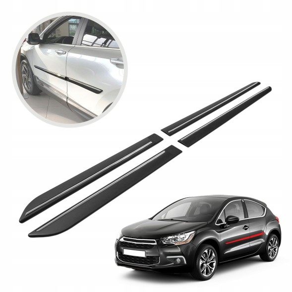 CHROMEMASTER RD-SD-0020-003 Бічні молдинги дверей захисні накладки кузова для CITROEN DS 4 I 2011-2015 HATCHBACK