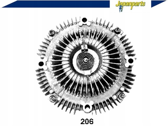 Japanparts JAPANPARTS VC-206 SPR Зчеплення віскоза toyota landcruiser 4.2 90- japa