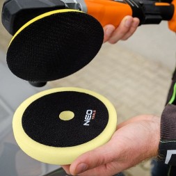 08 980 NEO TOOLS Диск полірувальний 150 х 150 мм х 25 мм тверда губка