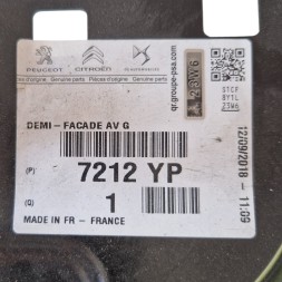 Groupe PSA PSA OE 7212YP Кріплення фари переднє ліве для PEUGEOT PARTNER CITROEN BERLINGO 7212YP