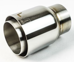 WLM Customs WLM-CH101DWP Кінець вихлопу WLM 101мм полірований прямий двошаровий