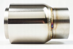 WLM Customs WLM-CH101DWP Кінець вихлопу WLM 101мм полірований прямий двошаровий