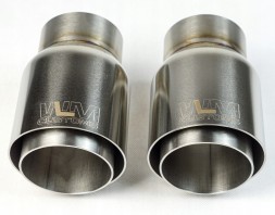 WLM Customs WLM-CH101DWP Кінець вихлопу WLM 101мм полірований прямий двошаровий