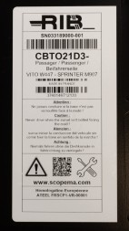 OEM SCOPEMA CBT021D3 Поворотний механізм сидіння пасажира, правий, для MB Sprinter 907 910, MB Vito V-Klasse W447