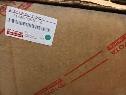 Toyota OE 71440-05510-C0 Спинка Сидіння Переднього Крісла Ліва TOYOTA AVENSIS 11/2008-06/2018 Оригінал
