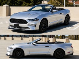 JGD ATTACK JGD-MU18-CSRTRGB Спойлер-накладка на бампер RTR Style – чорний глянець для FORD MUSTANG 2018-2023