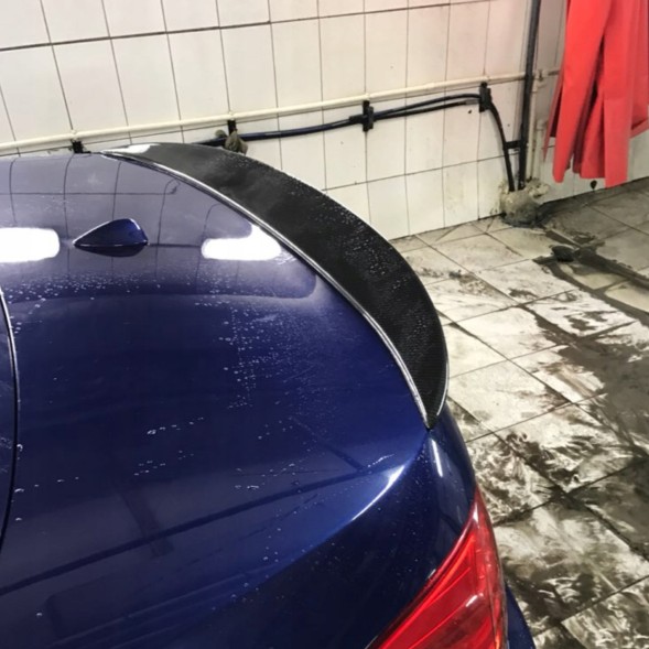 Китай T-015 Спойлер для люка багажника BMW 3 серії E92 MP Стиль Карбонова (Dry-Carbon)